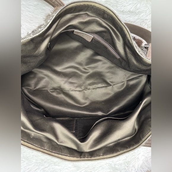 Salvatore Ferragamo Balena Mink Fur Tote Bag - Picture 7 of 10